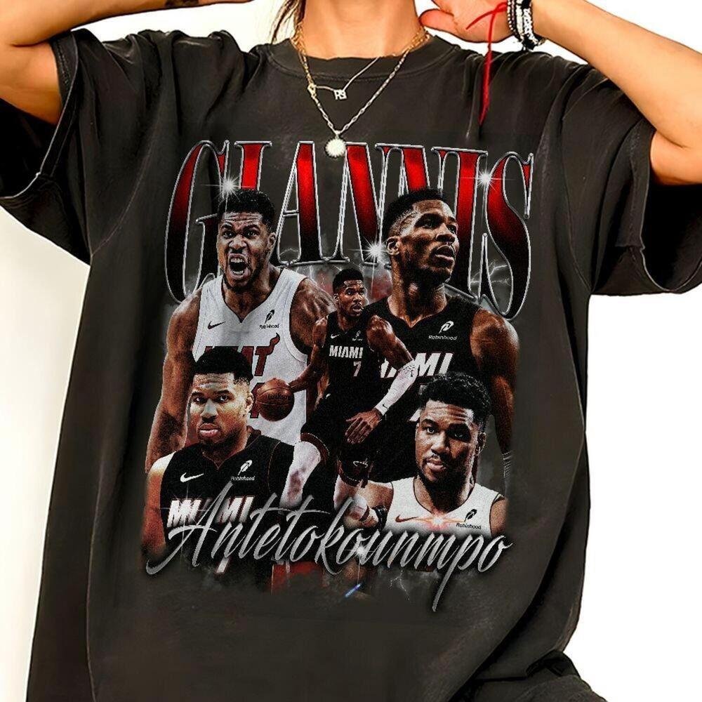 Giannis Antetokounmpo 7 Miami Basketball Shirt